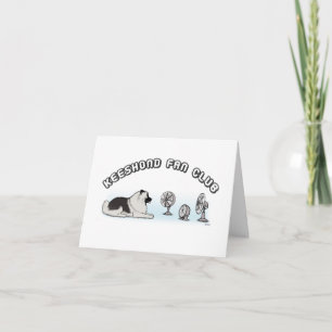 Keeshond Fan Club Card