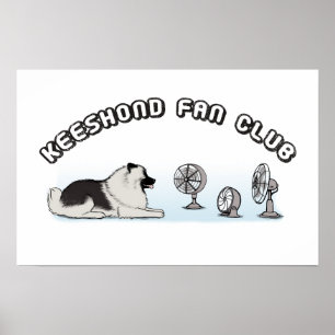 Keeshond Fan Club Poster