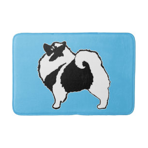 Keeshond Graphics  - Cute Original Dog Art Bath Mat
