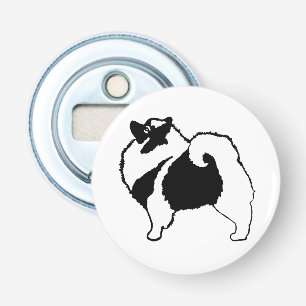 Keeshond Graphics  - Cute Original Dog Art Bottle Opener