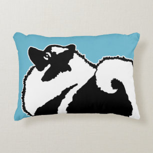 Keeshond Graphics - Cute Original Dog Art Decorative Cushion