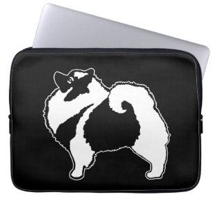 Keeshond Graphics  - Cute Original Dog Art Laptop Sleeve