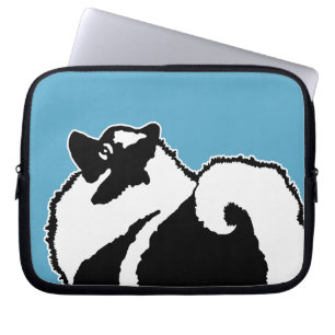 Keeshond Graphics  - Cute Original Dog Art Laptop Sleeve