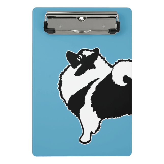 Keeshond Graphics  - Cute Original Dog Art Mini Clipboard (Front)
