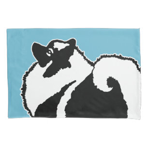 Keeshond Graphics  - Cute Original Dog Art Pillowcase