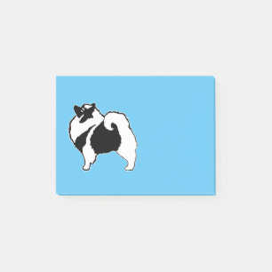 Keeshond Graphics - Cute Original Dog Art Post-it Notes