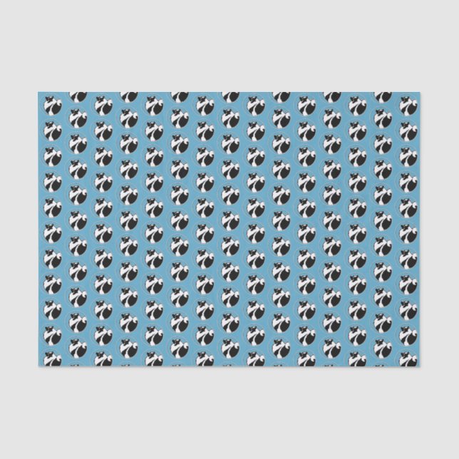 Keeshond Graphics  - Cute Original Dog Art Tissue Paper (Front)