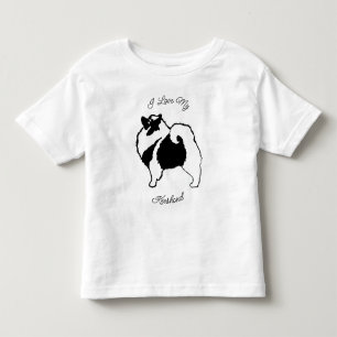 Keeshond Graphics - Cute Original Dog Art Toddler T-Shirt