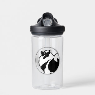 Keeshond Graphics - Cute Original Dog Art Water Bottle