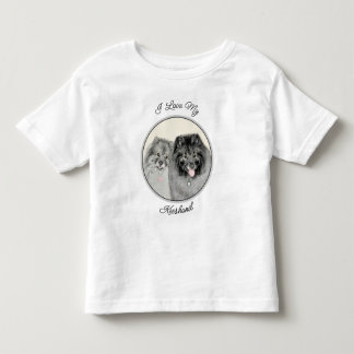 Keeshond Graphics Keeshond Mum and Son Toddler T-Shirt