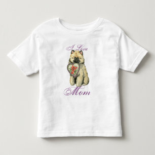 Keeshond Heart Mum Toddler T-Shirt