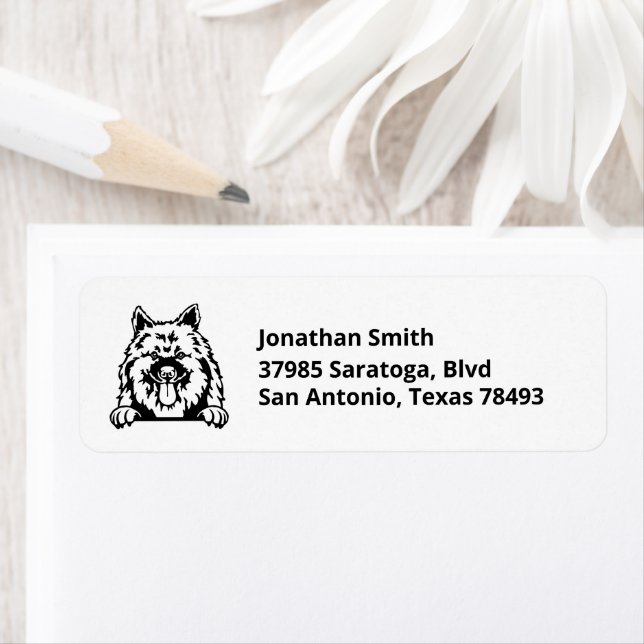KEESHOND | Image on Return Address (Insitu)