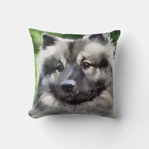 Keeshond Lovers Art Gifts Cushion