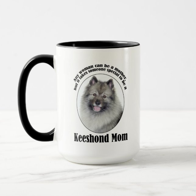 Keeshond Mum Mug (Left)