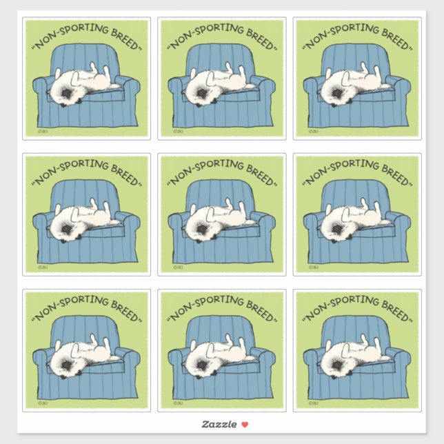 Keeshond Non-Sporting Breed | Funny Keesie Dog (Sheet)