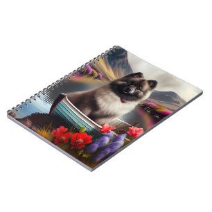 Keeshond on a Paddle: A Scenic Adventure Notebook