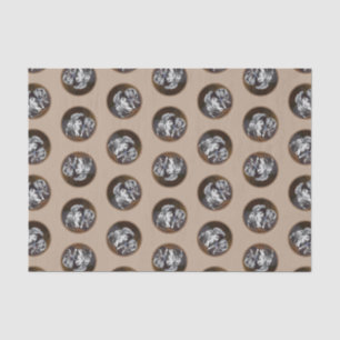 Keeshond Painting Playtime Cute Original Dog Art Tissue Paper