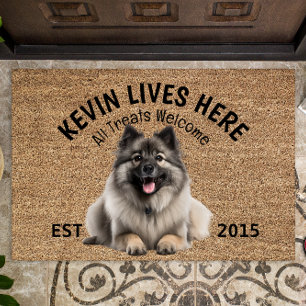 Keeshond Personalised Dog Lover  Doormat