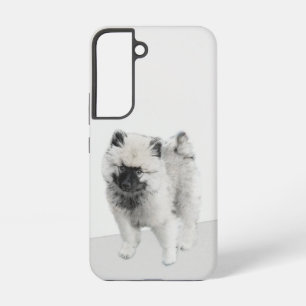 Keeshond Puppy Drawing - Cute Original Dog Art Samsung Galaxy Case