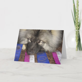 Keeshond Show Puppy Card
