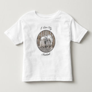 Keeshonds at the Gate Painting - Original Dog Art Toddler T-Shirt
