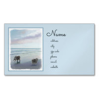 Keeshonds at the Seashore Painting Dog Art