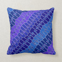 Keet Seel in purple, blue and white