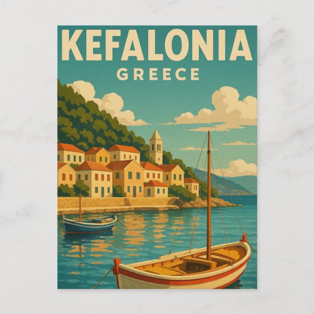Kefalonia Greece Postcard (Front)