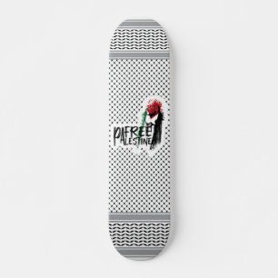 Keffiyeh Free Palestine Skateboard