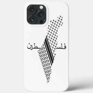 Keffiyeh Palestine Pattern Map iPhone 13 Pro Max Case