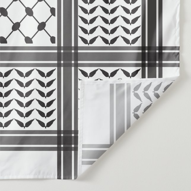 Keffiyeh Palestine Pattern Tapestry (Detail)