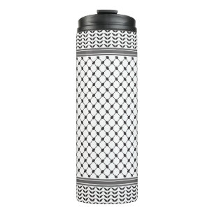 Keffiyeh Palestine Pattern Thermal Tumbler