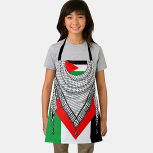 Keffiyeh Palestinian Scarf Traditional Fabric Apron