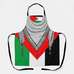 Keffiyeh Palestinian Scarf Traditional Fabric Apron