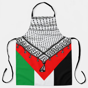 Keffiyeh Palestinian Scarf Traditional Fabric Apron