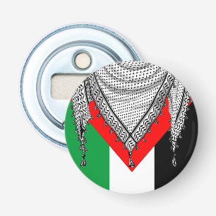 Keffiyeh Palestinian Scarf Traditional Fabric Bottle Opener