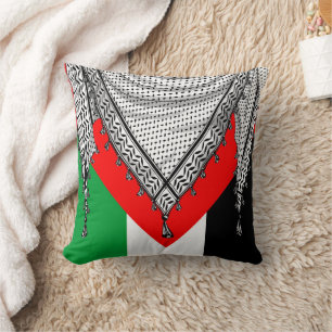 Keffiyeh Palestinian Scarf Traditional Fabric Cushion