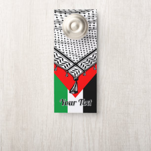 Keffiyeh Palestinian Scarf Traditional Fabric Door Hanger