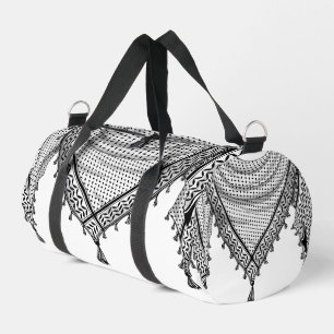 Keffiyeh Palestinian Scarf Traditional Fabric Duffle Bag