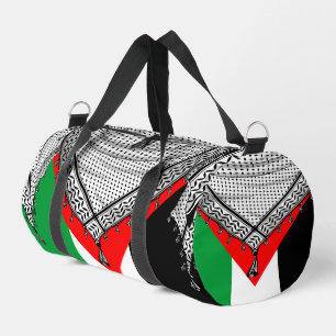 Keffiyeh Palestinian Scarf Traditional Fabric Duffle Bag