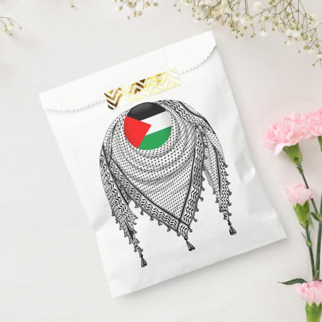 Keffiyeh Palestinian Scarf Traditional Fabric Favour Bags (Sealed)