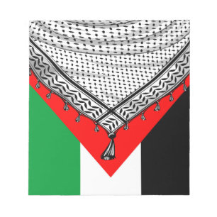Keffiyeh Palestinian Scarf Traditional Fabric Notepad