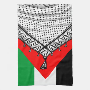 Keffiyeh Palestinian Scarf Traditional Fabric Tea Towel