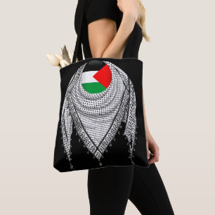 Keffiyeh Palestinian Scarf Traditional Fabric Tote Bag