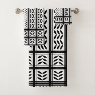 Keffiyeh Symbol of Palestine Resistance Pattern Bath Towel Set