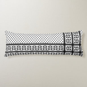 Keffiyeh Symbol of Palestine Resistance Pattern Body Cushion