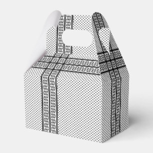 Keffiyeh Symbol of Palestine Resistance Pattern Favour Box