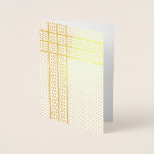 Keffiyeh Symbol of Palestine Resistance Pattern Foil Card