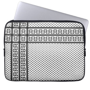 Keffiyeh Symbol of Palestine Resistance Pattern Laptop Sleeve