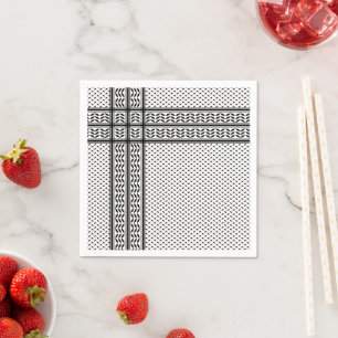 Keffiyeh Symbol of Palestine Resistance Pattern Napkin